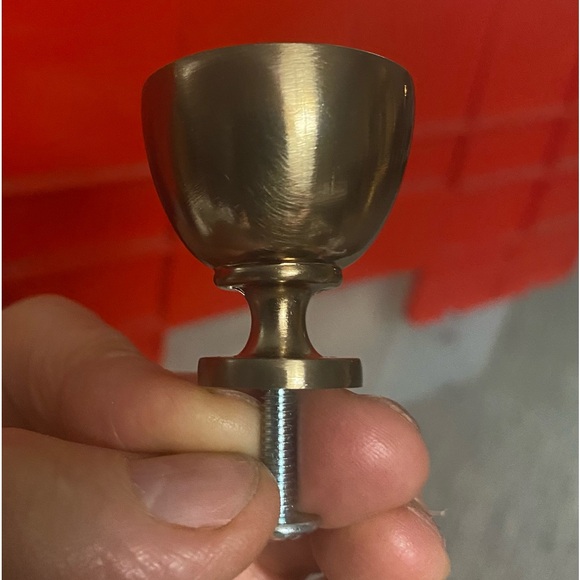 Cabinet door handle, handles, champagne, bronze with screws, elegant - Picture 5 of 11